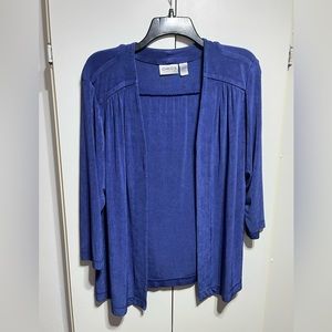 Chico’s Traveler Cardigan size 2 Large 3/4 Sleeve